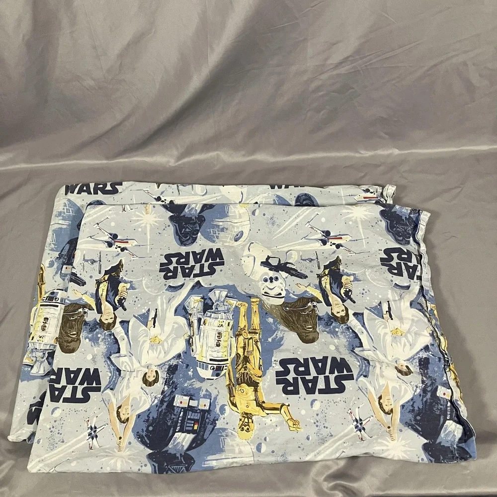 Retro Star Wars Kids Bed Sheet Set Pottery Cotton Non-Standard 56x90 Made Israel